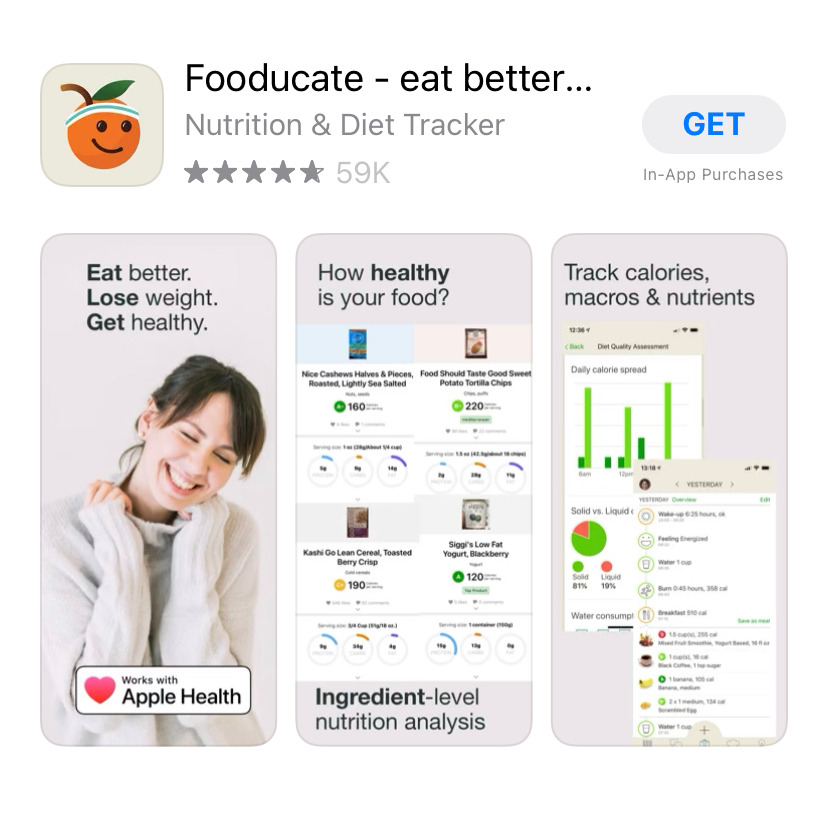 Get the Fooducate App